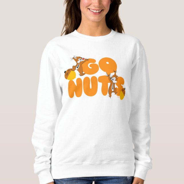 Sweatshirt Chip & Dale Go Nuts ! (Devant)