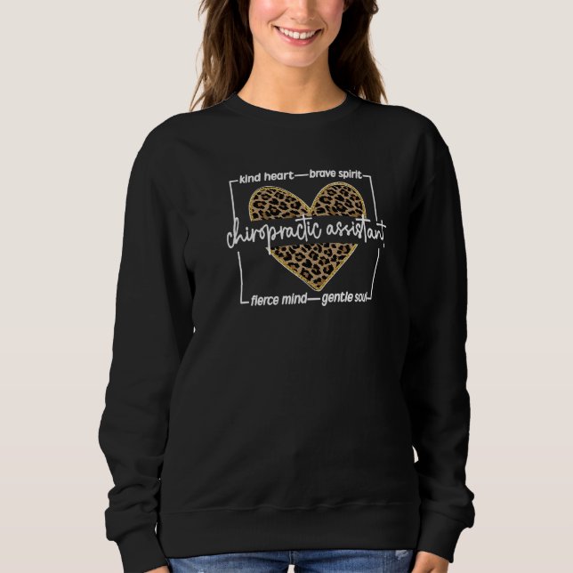 Sweatshirt Chiropratique Assistant Appréciation Chiro Assista (Devant)