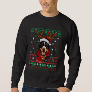 Sweatshirt Chirurgie laide de Noël Père Noël Bernese Mountain