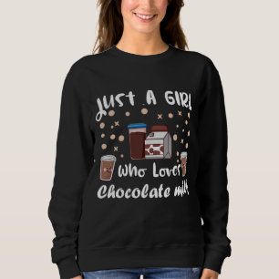 Sweatshirt Chocolat amusant pour filles