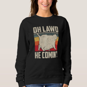 Sweatshirt Chonk Chat Scale Meme Retro Style Chats Vintages M