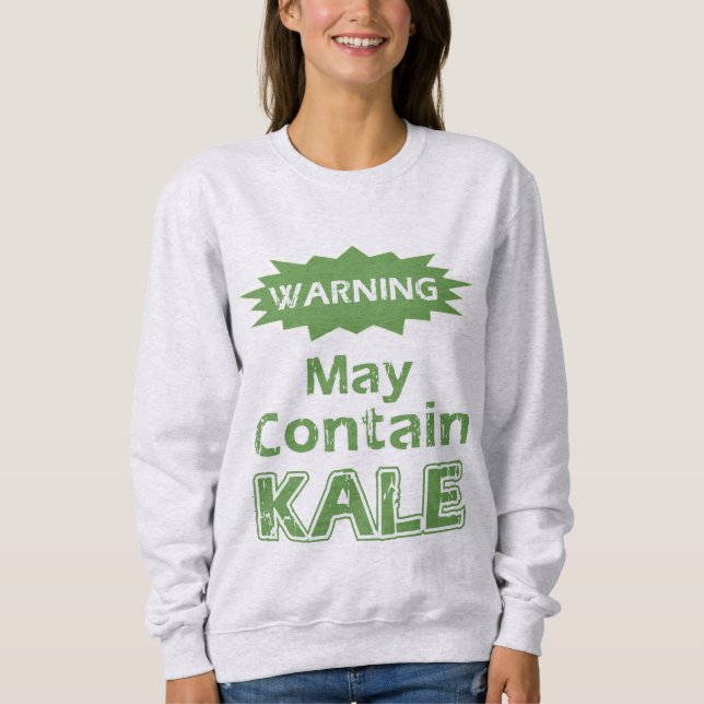 Sweatshirt Chou frisé drôle (Devant)