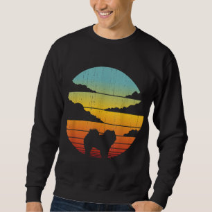 Sweatshirt Chow Chow Retro Vintage 60s les années 70 Amoureux