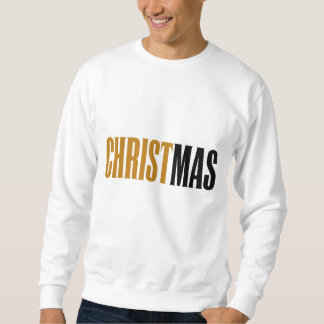 Sweatshirt Christ est l'or de Noël