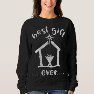 Sweatshirt Christian Christmas Meilleur cadeau Ever Jesus His