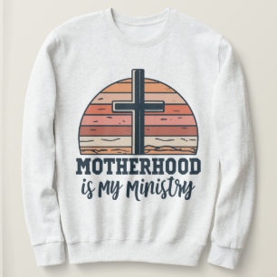 Sweatshirt Christian Maman Vie Fête des mères Maternité