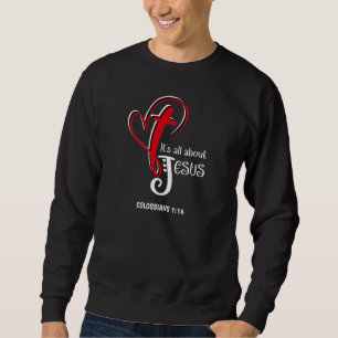 Sweatshirt Christian TOUT SUR JÉSUS Pâques