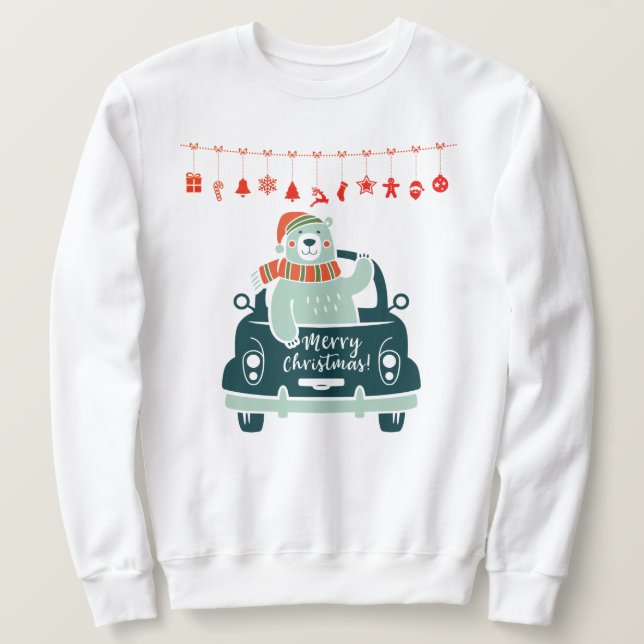 Sweatshirt Christmas Bear (Design devant)