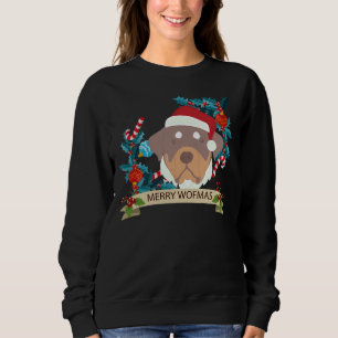 Sweatshirt Christmas Rottweiler 20