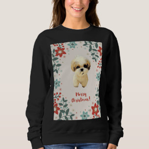 Sweatshirt Christmas Shih Tzu