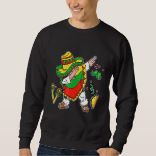 Sweatshirt Cinco De Mayo Dabbing Mexican Poncho Boys Men Somb