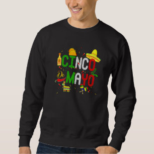 Sweatshirt Cinco De Mayo Fiesta Camisa 5 De Mayo Viva Mexico