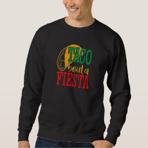 Sweatshirt Cinco De Mayo Vintage Mexicain Taco À Propos D'Une
