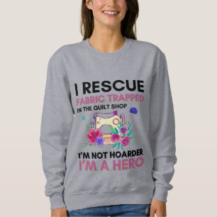 Sweatshirt Citation à coudre amusante Machine à coudre Vintag