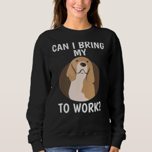 Sweatshirt Citation Animale Animale Pouvant-Je Apporter Mon C