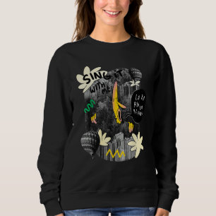 Sweatshirt Citation de la chanson de la forêt de bananiers du