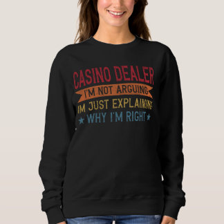 Sweatshirt Citation de profession amusante Concessionnaire de