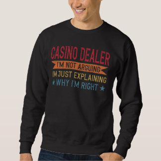 Sweatshirt Citation de profession amusante Concessionnaire de