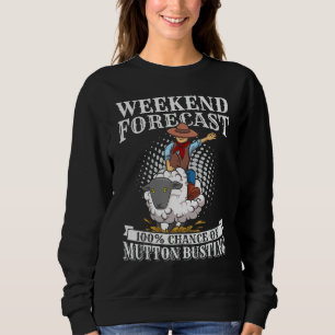 Sweatshirt Citation de rodéo de jeunesse pour un lâcher de mo