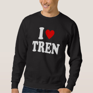 Sweatshirt Citation de sport Je Kiffe Tren Design bodybuilder