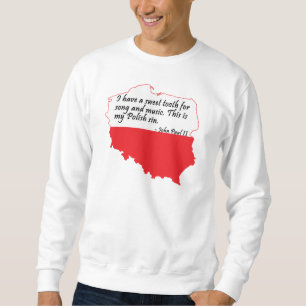 Sweatshirt Citation du pape Jean-Paul II