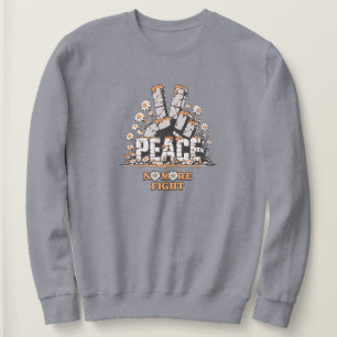 Sweatshirt Citation Inspirationnelle Vintage de Peace Stone