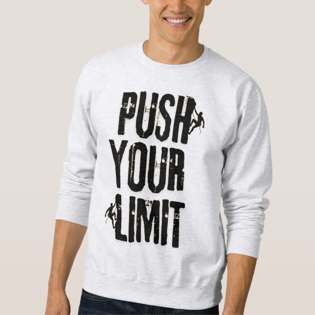 Sweatshirt Citation Motivation Minimaliste  (Devant)
