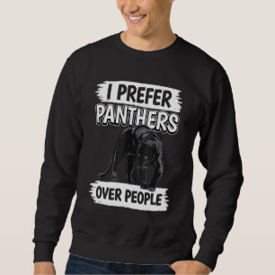 Sweatshirt Citation Panther Wildcat Je Préfère Panthers sur l