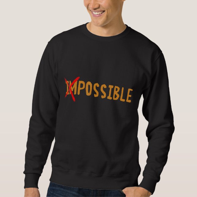 Sweatshirt Citation possible (Devant)