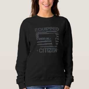 Sweatshirt Citizen équipé - 2e amendement Pro Gun USA 9mm P