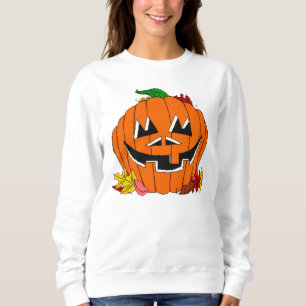 Sweatshirt Citrouille Jack O'Lantern