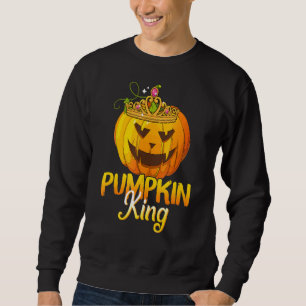 Sweatshirt Citrouille King Funny Costume d'Halloween
