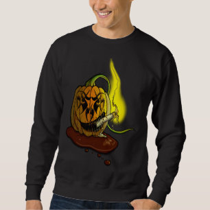 Sweatshirt Citrouille méchant