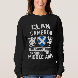 Sweatshirt Clan CAMERON famille écossaise Écosse fête des mèr