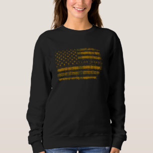 Sweatshirt Clan Houston Scottish tartan drapeau américain kil
