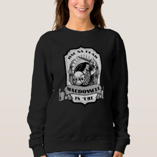 Sweatshirt Clan MacDonnell épéiste Badge Écossais Highland