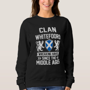 Sweatshirt Clan Whitefoord Famille écossaise Clan Scotland Wr