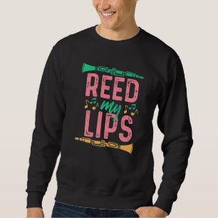 Sweatshirt Clarinet Reed Mes Lèvres Pour Femmes Et Filles