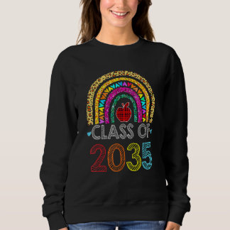 Sweatshirt Classe De 2034 Rainbow Pink Graduate Préscolaire T