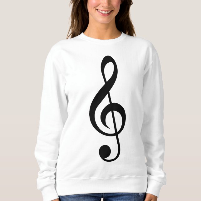 Sweatshirt clef à triangles (Devant)