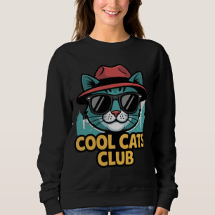 Sweatshirt Club Cool Cats – Édition Hip Hop