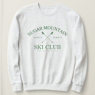 Sweatshirt Club de ski de montagne Sugar, Caroline du Nord