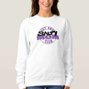 Sweatshirt Club maman chaud et salé blanc
