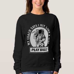 Sweatshirt Coach Softball Best Girls Softball Coaching Papa M