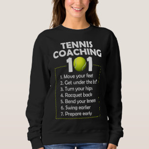 Sweatshirt Coaching Tennis 101 Meilleurs Conseils D'Entraînem