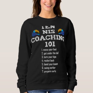 Sweatshirt Coaching Tennis 101 Meilleurs Conseils D'Entraînem