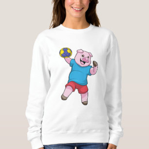 Sweatshirt Cochon à Handball Sports