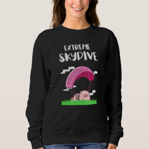 Sweatshirt Cochon de Parapente Premier Saut Sports Extrêmes