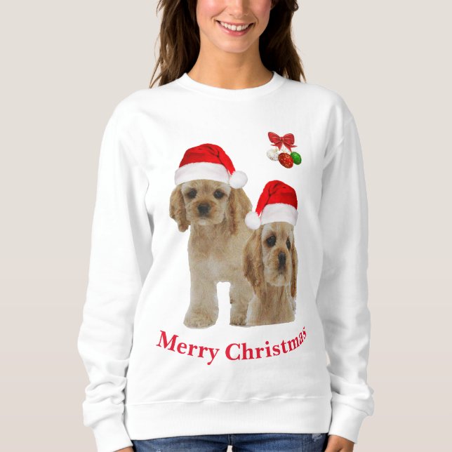 Sweatshirt Cocker spaniel (Devant)