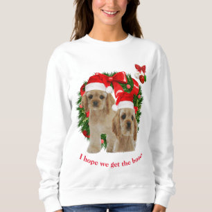 Sweatshirt Cocker spaniel Noël